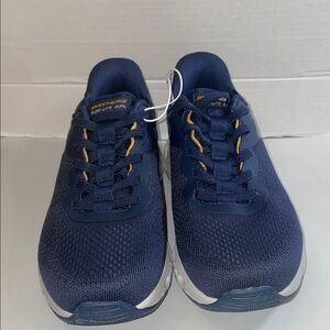 Skechers Men's Blue and Yellow Sneakers